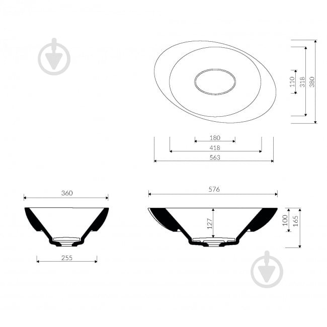 Умывальник Marmorin Amos I - фото 2