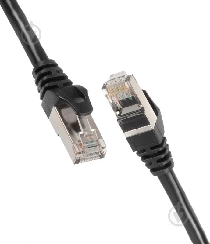 Патч-корд 2E PC6COP - 050BK Cat 6 / RJ45 / 26AWG 0,5 м черный - фото 1