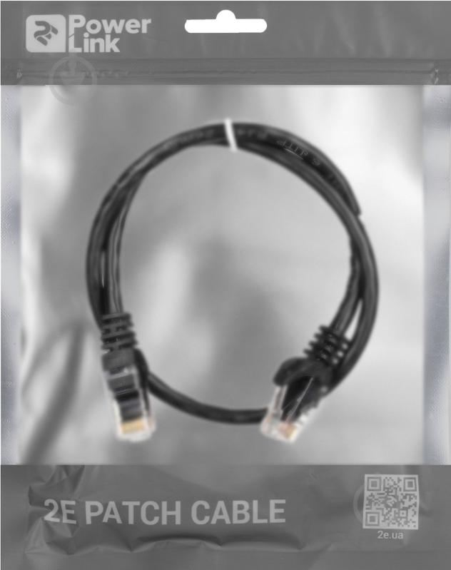 Патч-корд 2E PC6COP - 050BK Cat 6 / RJ45 / 26AWG 0,5 м черный - фото 3