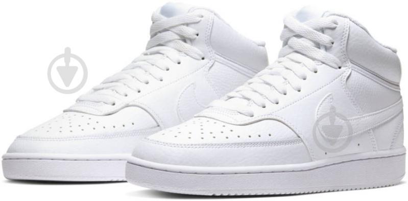 Кроссовки женские демисезонные Nike Court Vision Mid CD5436-100 р.43 белые - фото 5