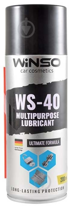 Мастило WINSO багатофункціональне MULTIPURPOSE LUBRICANT WS-40 (317876) 200 мл - фото 1