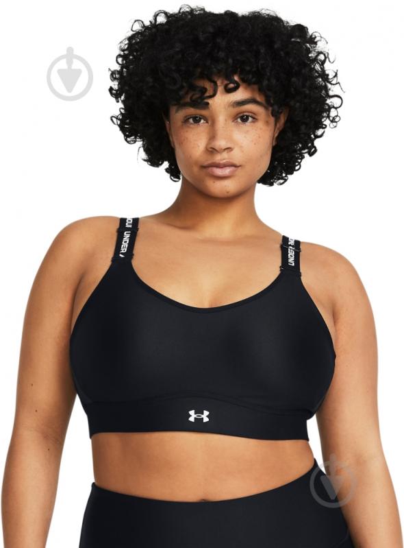 Бра Under Armour UA INFINITY MID 2.0 BRA 1384123-001 р.S-A/C чорний - фото 3