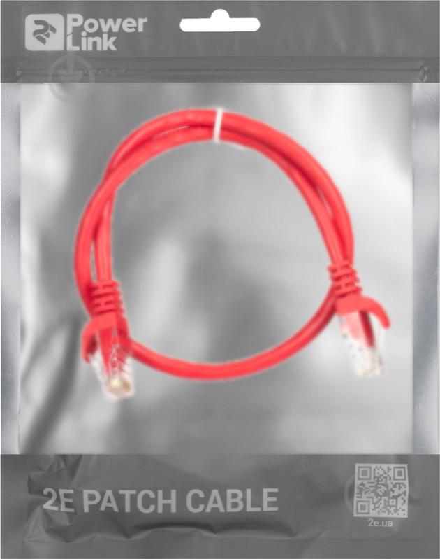 Патч-корд 2E Cat 6 UTP 26AWG 2E-PC6COP-050RD 0,5 м красный - фото 3