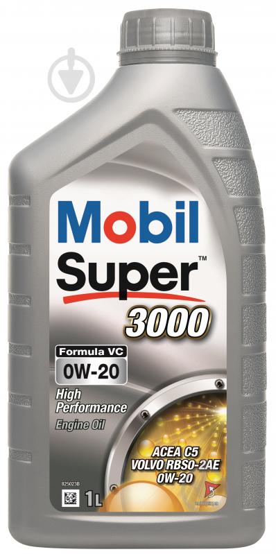 Моторне мастило Mobil SUPER 3000 FORMULA-VC 0W-20 1 л (154709) - фото 1