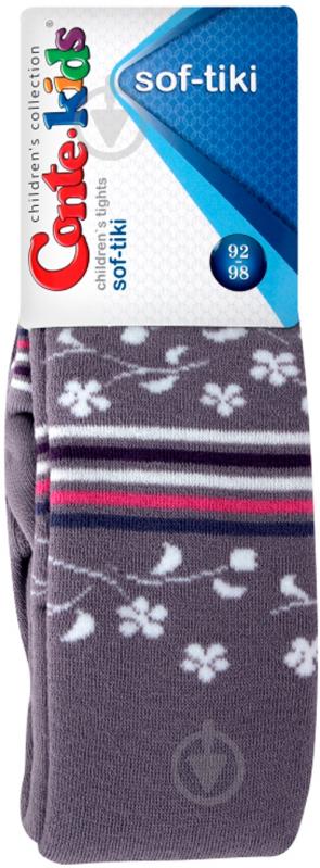 Колготки для девочек Conte-Kids Sof-Tiki 398 7С-38СП р.92 серый - фото 1