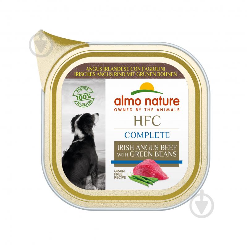 Консерва для всех пород Almo Nature HFC Complete ирландская говядина ангус и фасоль 85 г 85 мл - фото 1