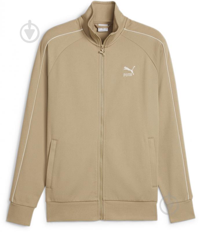 Джемпер Puma T7 TRACK JACKET DK 62432883 р.XL бежевый - фото 1