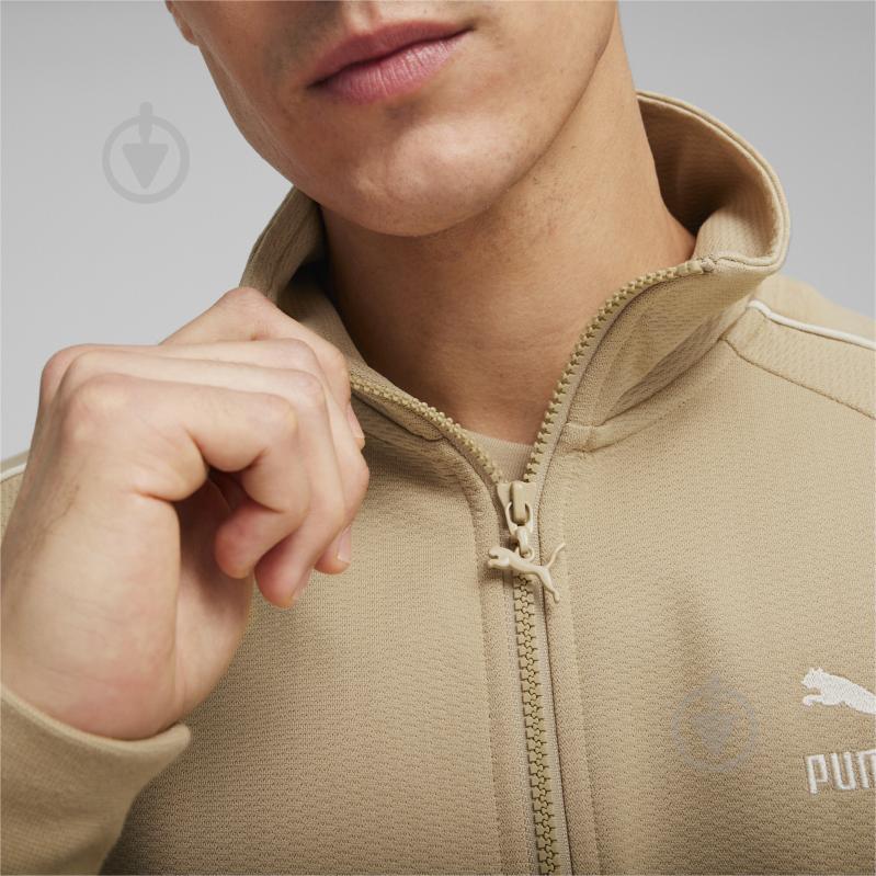 Джемпер Puma T7 TRACK JACKET DK 62432883 р.XL бежевый - фото 5