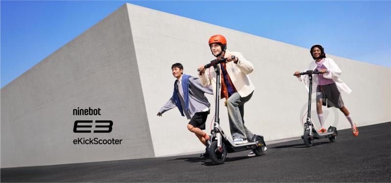 Электросамокат Segway-Ninebot E3 серый - фото 10 Электросамокат Segway-Ninebot E3 серый - фото 10