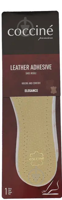 Стельки Leather Adhesive COCCINE р.39 бежевый - фото 1