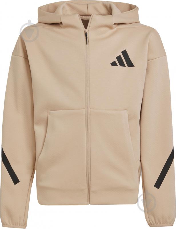 Джемпер Adidas J Z.N.E.FZ JF2495 р.140 бежевий - фото 4