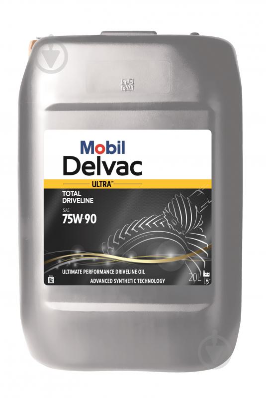 Масло трансмиссионное Mobil Delvac Ultra Total Driveline 75W-90 20 л (154987) - фото 1