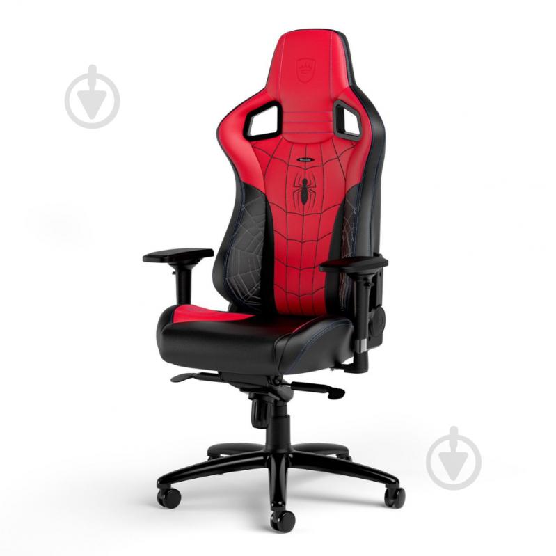 Кресло игровое Noblechairs EPIC Spider-Man Edition черно-красный - фото 3