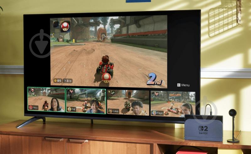 Портативна ігрова приставка NINTENDO Switch 2 Black Mario Kart World Bundle black - фото 18