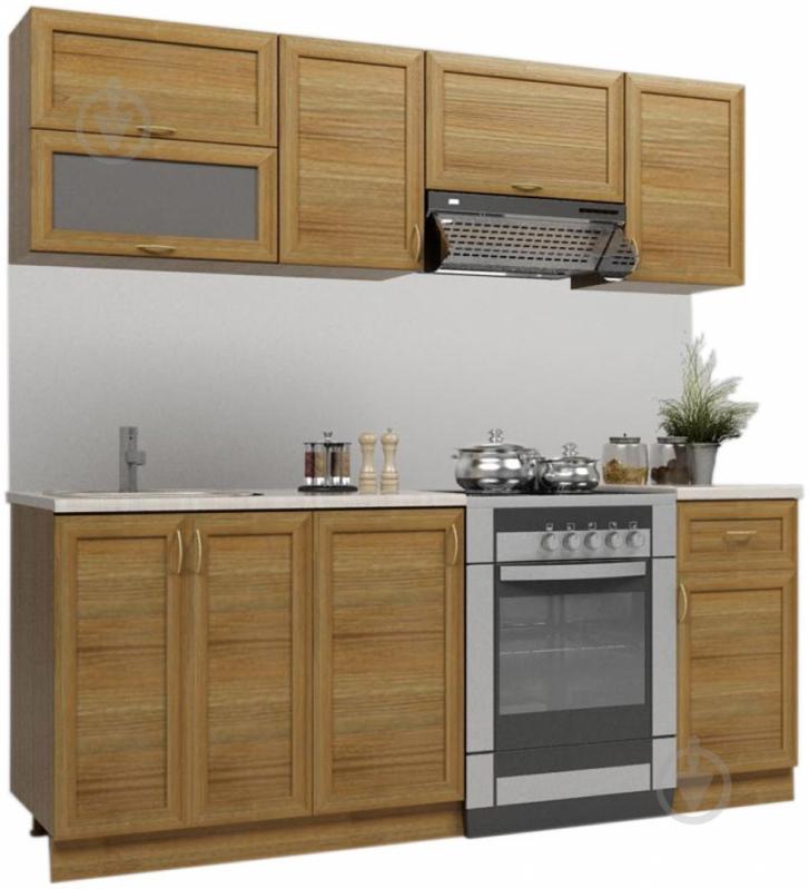 Кухня Дуб віндзор МДФ 2 м - фото 1