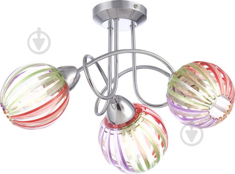 Люстра подвесная Globo Cajetan 63175-3 3xE14 хром 63175-3 - фото 1