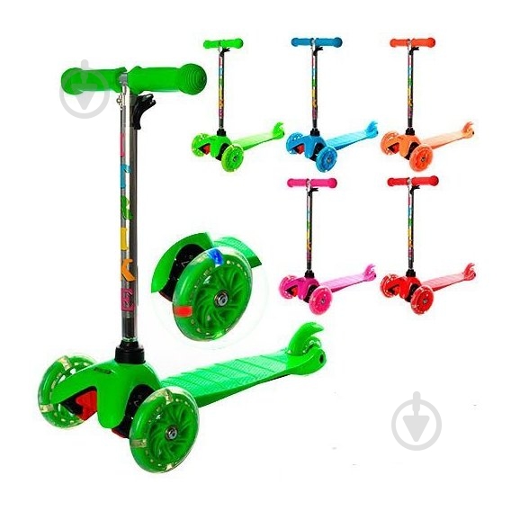 Самокат BB 3-013-4 MINI в ассортименте - фото 1 Самокат BB 3-013-4 MINI в ассортименте - фото 1