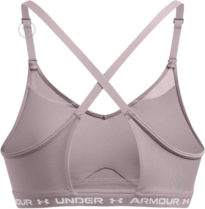 Бра Under Armour UA CROSSBACK LOW BRA 1386424-015 р.L бежевий - фото 10