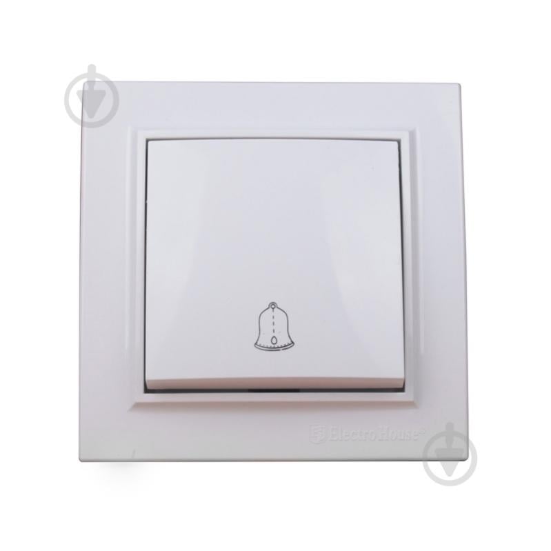 Выключатель ElectroHоuse Enzo белый EH-2882 - фото 1