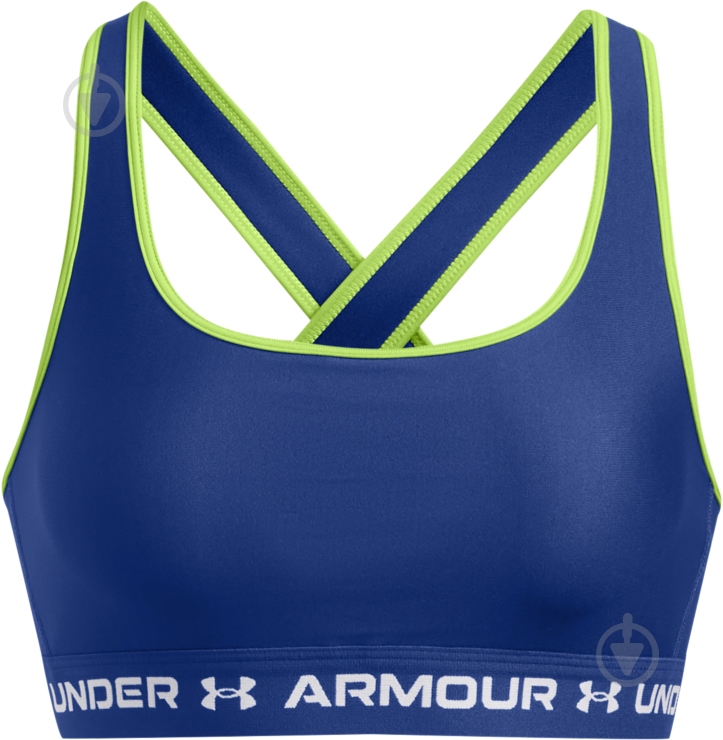 Бра Under Armour CROSSBACK MID BRA 1361034-432 р.XL синий - фото 14