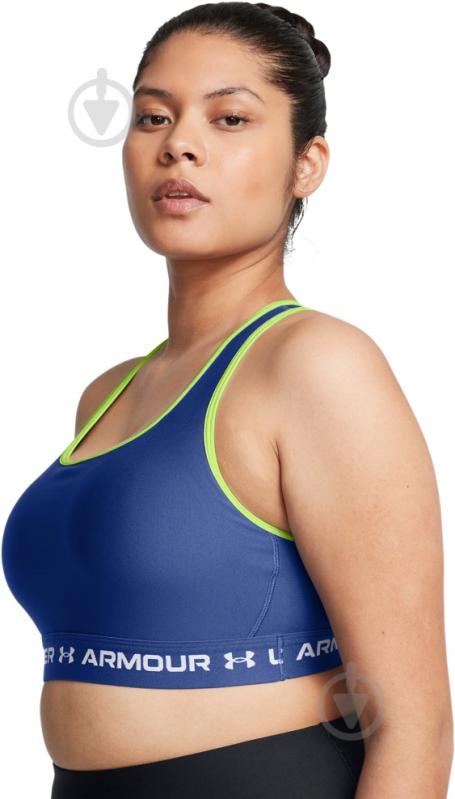 Бра Under Armour CROSSBACK MID BRA 1361034-432 р.XL синий - фото 2