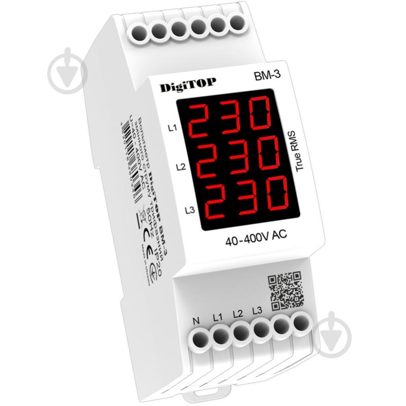 Вольтметр DigiTOP ВМ-3 - фото 1 Вольтметр DigiTOP ВМ-3 - фото 1