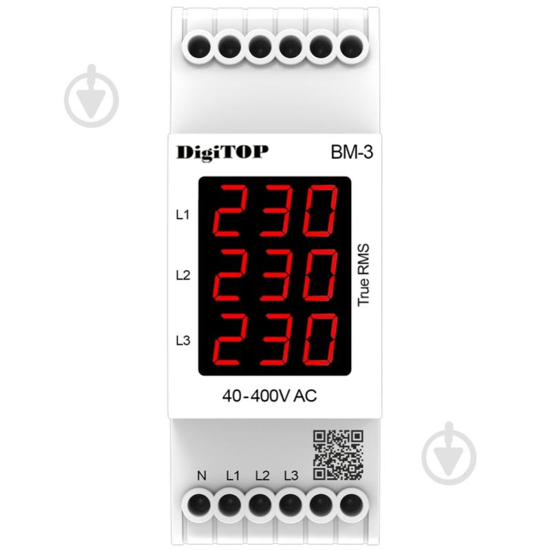 Вольтметр DigiTOP ВМ-3 - фото 2 Вольтметр DigiTOP ВМ-3 - фото 2