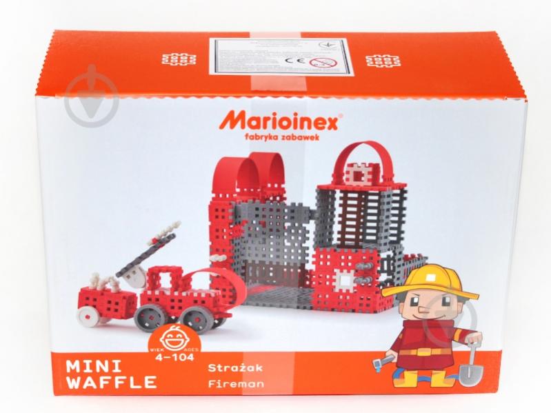 Конструктор Marioinex Mini Waffle Fireman 163 деталей 438972 - фото 1 Конструктор Marioinex Mini Waffle Fireman 163 деталей 438972 - фото 1