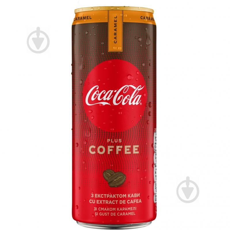 Безалкогольний напій Coca-Cola Zero Coffee Карамель 0,25 л (ж\б) - фото 1
