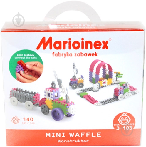 Конструктор Marioinex Mini Waffle №3 140 деталей 438964 - фото 1