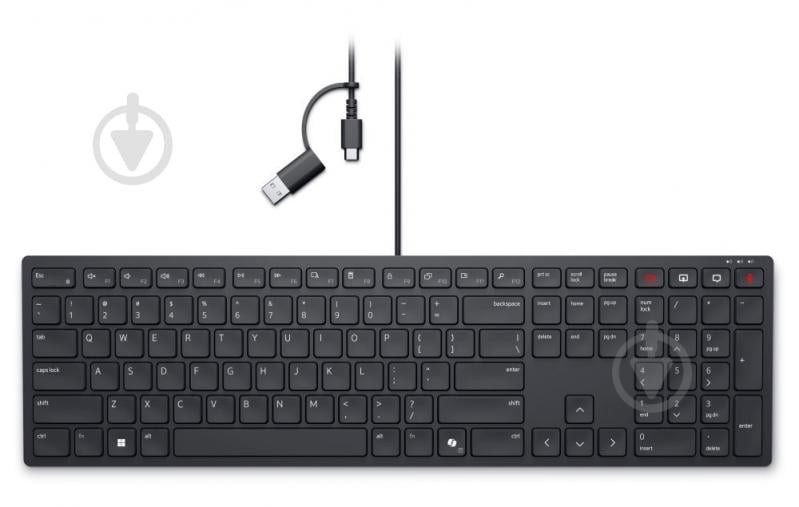 Клавиатура Dell Wired Collaboration KB525C (580-BBTG) black - фото 1