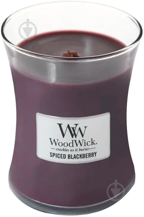 Свічка ароматична Woodwick Medium Spiced Blackberry 275 г - фото 1