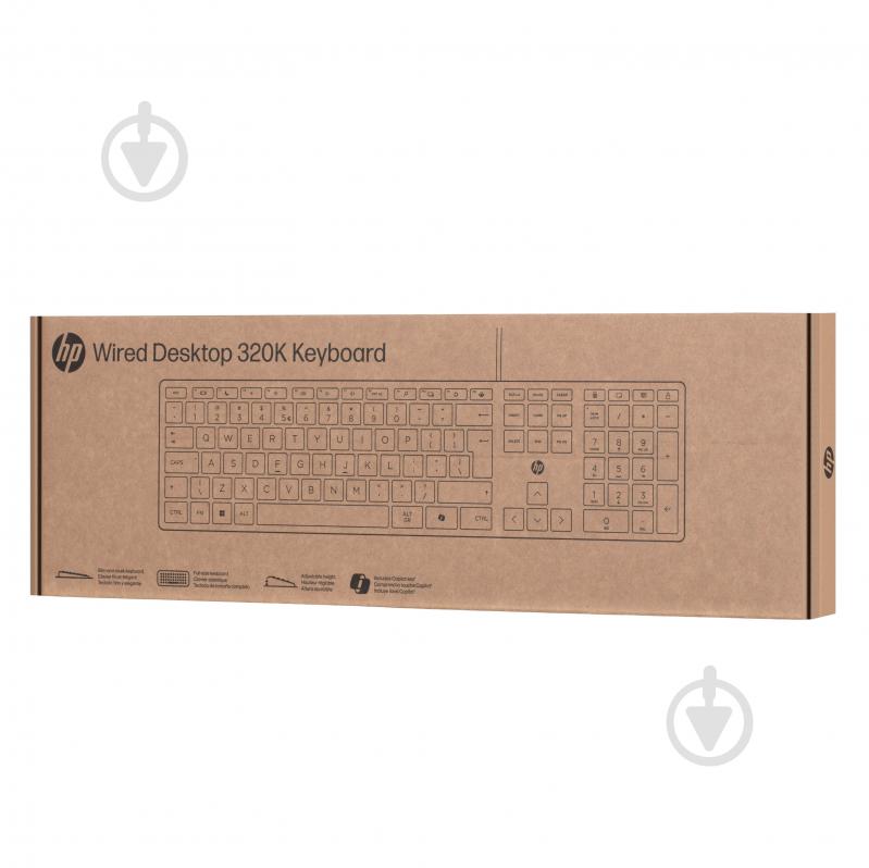 Клавіатура HP 320K (9SR37UT) black - фото 7