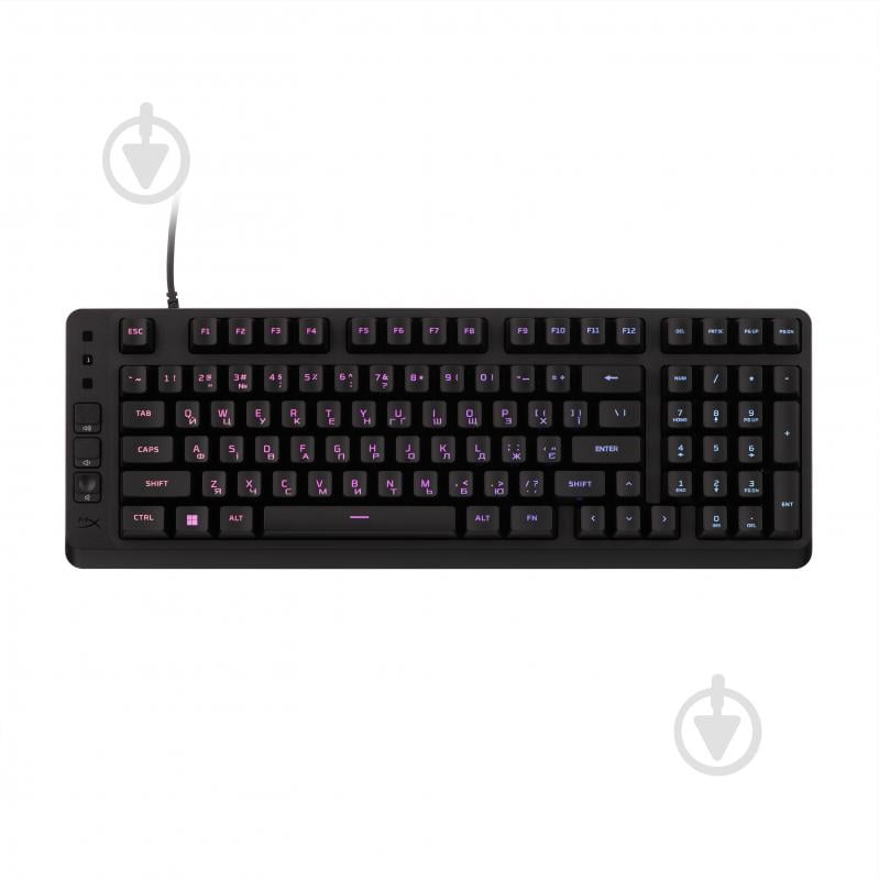 Клавиатура HyperX Eve 1800 USB RGB (B7JE0AA) black - фото 1 Клавиатура HyperX Eve 1800 USB RGB (B7JE0AA) black - фото 1