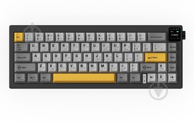 Клавиатура беспроводная Ajazz AK650 Flying Fish Switch (AK650-FF-BGY) Black