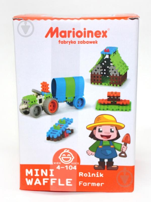 Конструктор Marioinex Mini Waffle Farmer 83 детали 438974 - фото 1