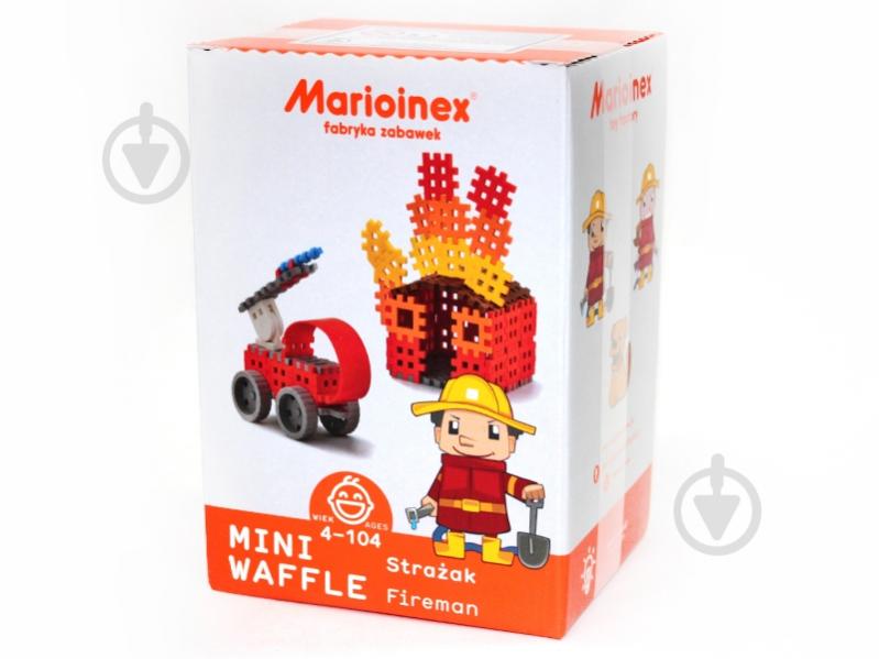 Конструктор Marioinex Mini Waffle Fireman 68 деталей 438971 - фото 1 Конструктор Marioinex Mini Waffle Fireman 68 деталей 438971 - фото 1