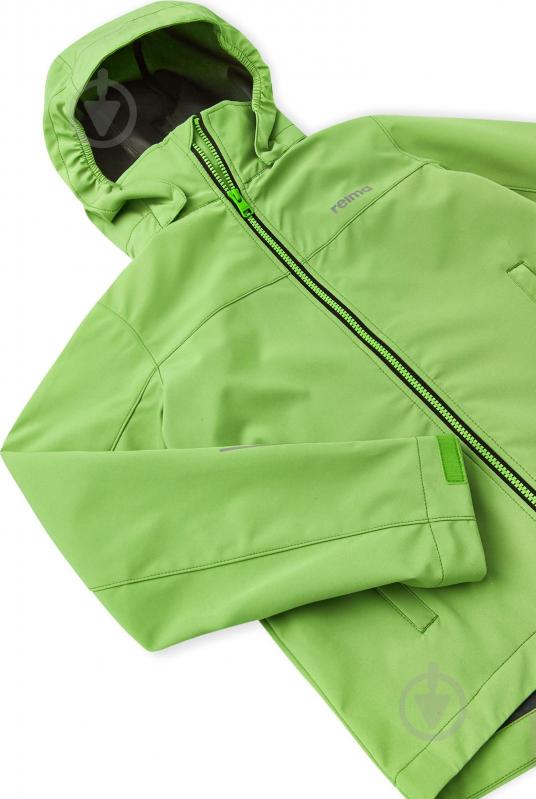 Куртка-парка для мальчиков Reima Softshell Kuopio р.116 зеленый 531509A-8280 - фото 4