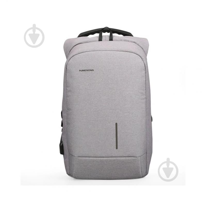 Рюкзак для ноутбука Kingsons Laptop backpack 13.3" light grey (KS3149W-D13L) - фото 1