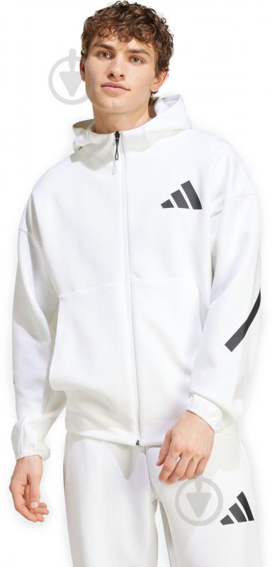 Джемпер Adidas M Z.N.E. FZ JF2443 р.2XL білий - фото 1