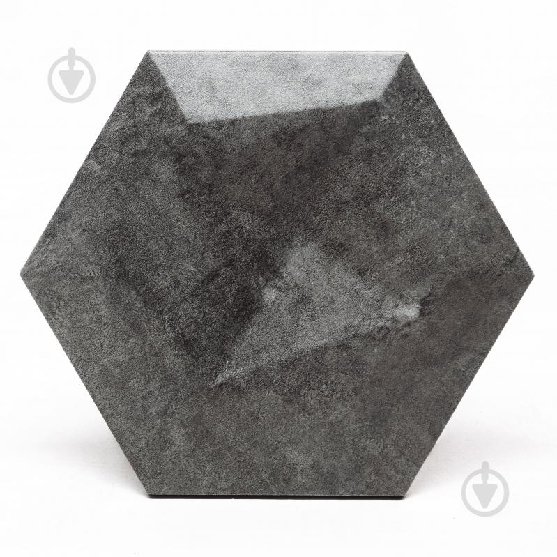 3D-панель гипсовая Gipster Hexagon 2 Мрамор темный 0.4 кв.м - фото 1