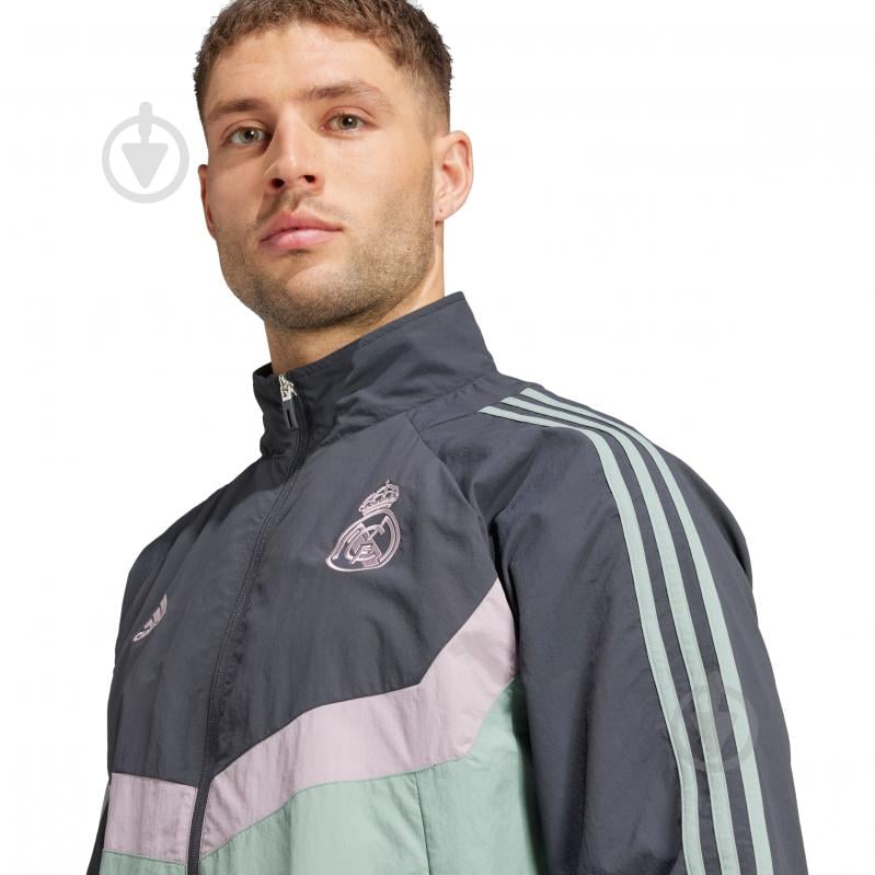 Джемпер Adidas REAL SZN TT IT3773 р.2XL зеленый - фото 3