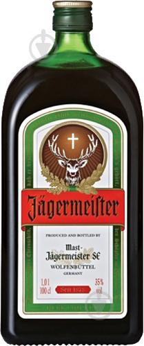 Ликер Jagermeister 35% 0,04 л - фото 1