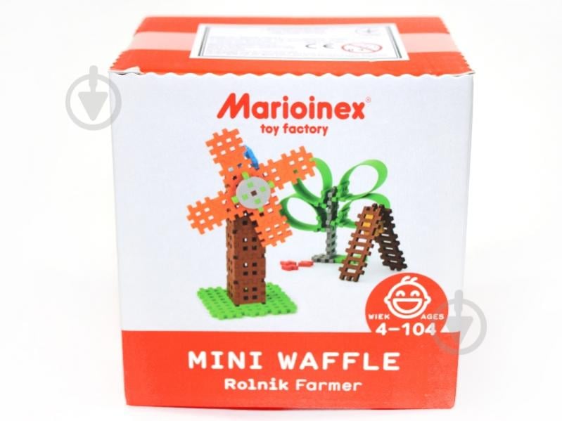 Конструктор Marioinex Mini Waffle Farmer 57 деталей 438973 - фото 1