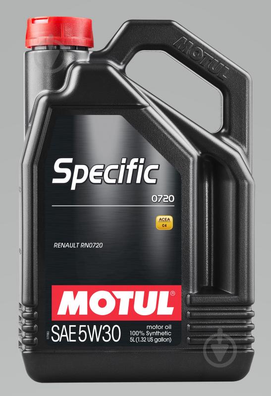 Моторное масло Motul Specific 0720 5W-30 5 л (SPECIFIC 0720 5W30 5L) - фото 1