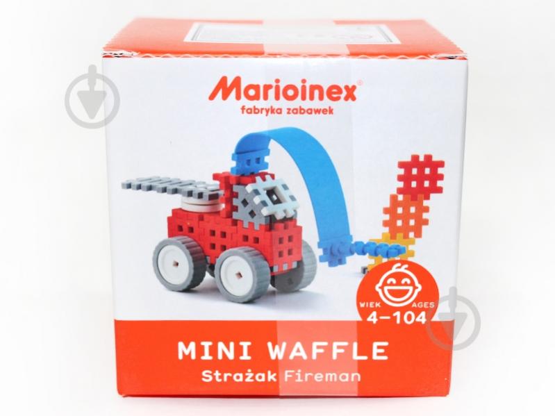 Конструктор Marioinex Mini Waffle Fireman 38 деталей 438970 - фото 1 Конструктор Marioinex Mini Waffle Fireman 38 деталей 438970 - фото 1