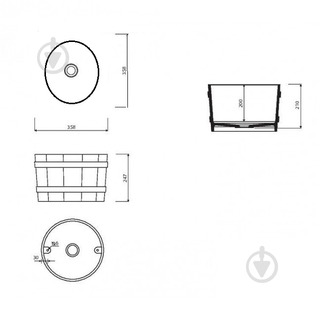 Умивальник Marmorin Jacob - фото 2
