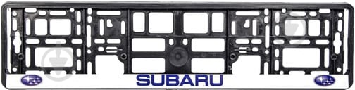 Рамка под номерной знак WINSO SUBARU белый 000012 - фото 1