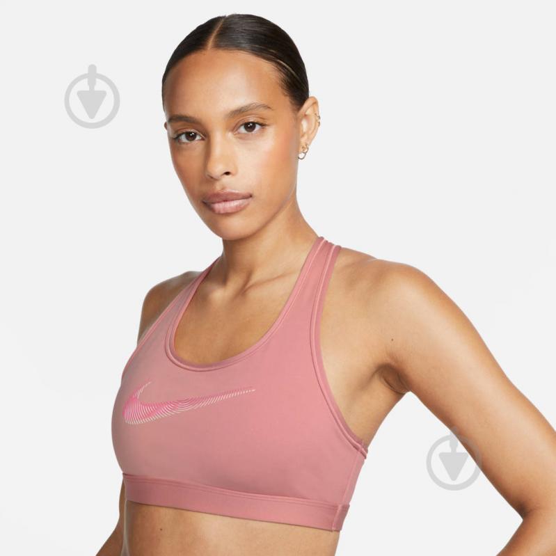 Бра Nike W NK DF SWSH PDED HBR BRA FB4124-618 р.XL рожевий - фото 1