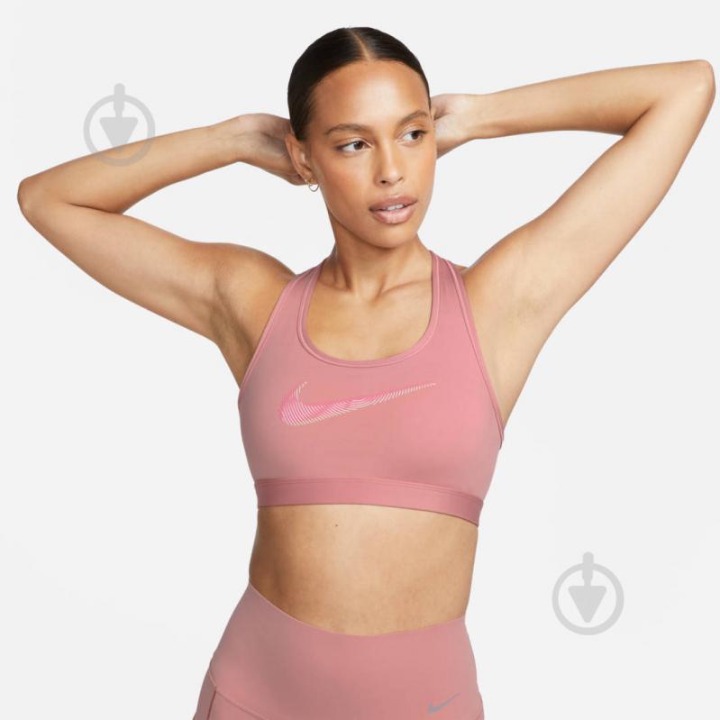 Бра Nike W NK DF SWSH PDED HBR BRA FB4124-618 р.XL рожевий - фото 2